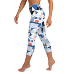 Load image into Gallery viewer, Dink &amp; Drive under the Sun Summertime©  Women&#39;s Pickleball Capri Leggings for Pickleball Enthusiasts, UPF 50+
