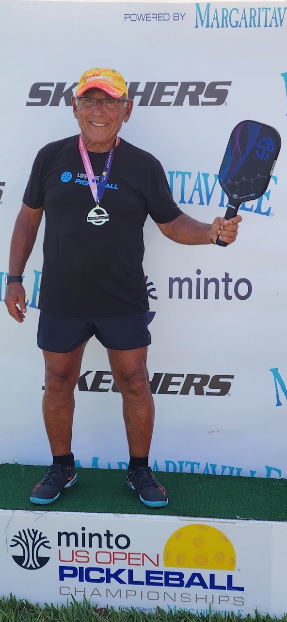 Congratulations Dr. Ron Plotka for winning a Gold medal at the US Open Pickleball Tournament in Naples Florida Sunday April 16, 2023
