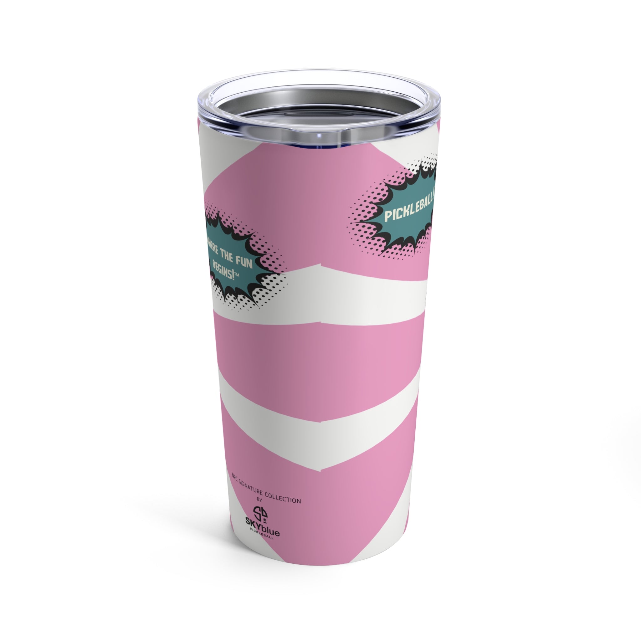 Where the Fun Begins™ 20 oz Pickleball Tumbler – NPC Signature Collection by SKYblue Pickleball