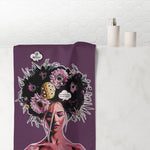 Load image into Gallery viewer, Got Pickleball on my Mind™ Gypsy Jewels Mink-Cotton Towel 30x60&quot;
