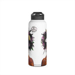 Load image into Gallery viewer, Got Pickleball on my Mind!™ aka Tenho Pickleball na Minha Mente!™ 32oz Stainless Steel Water Bottle
