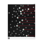 Load image into Gallery viewer, Holly Pickleball© Gift Wrapping Papers! Available in three sizes
