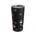 Load image into Gallery viewer, Poinsettia Pickleball© 20 oz Stainless Steel Tumbler!
