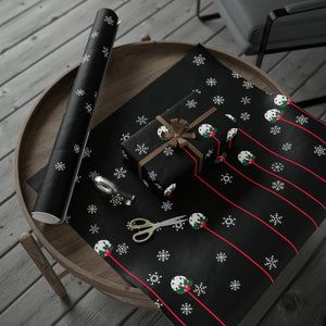 Holly Pickleball© Gift Wrapping Papers! Available in three sizes