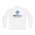 Load image into Gallery viewer, SKYblue Pickleball™ Unisex Quarter-Zip Pullover  ultimate companion for your &quot;I Campi da Pickleball©&quot; Camouflage Ombre Blue Men&#39;s Pickleball shorts
