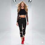 Load image into Gallery viewer, Be my Valentine! XO© High Waisted Women's Pickleball Capris, UPF 50+
