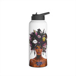 Load image into Gallery viewer, Got Pickleball on my Mind!™ aka Tenho Pickleball na Minha Mente!™ 32oz Stainless Steel Water Bottle
