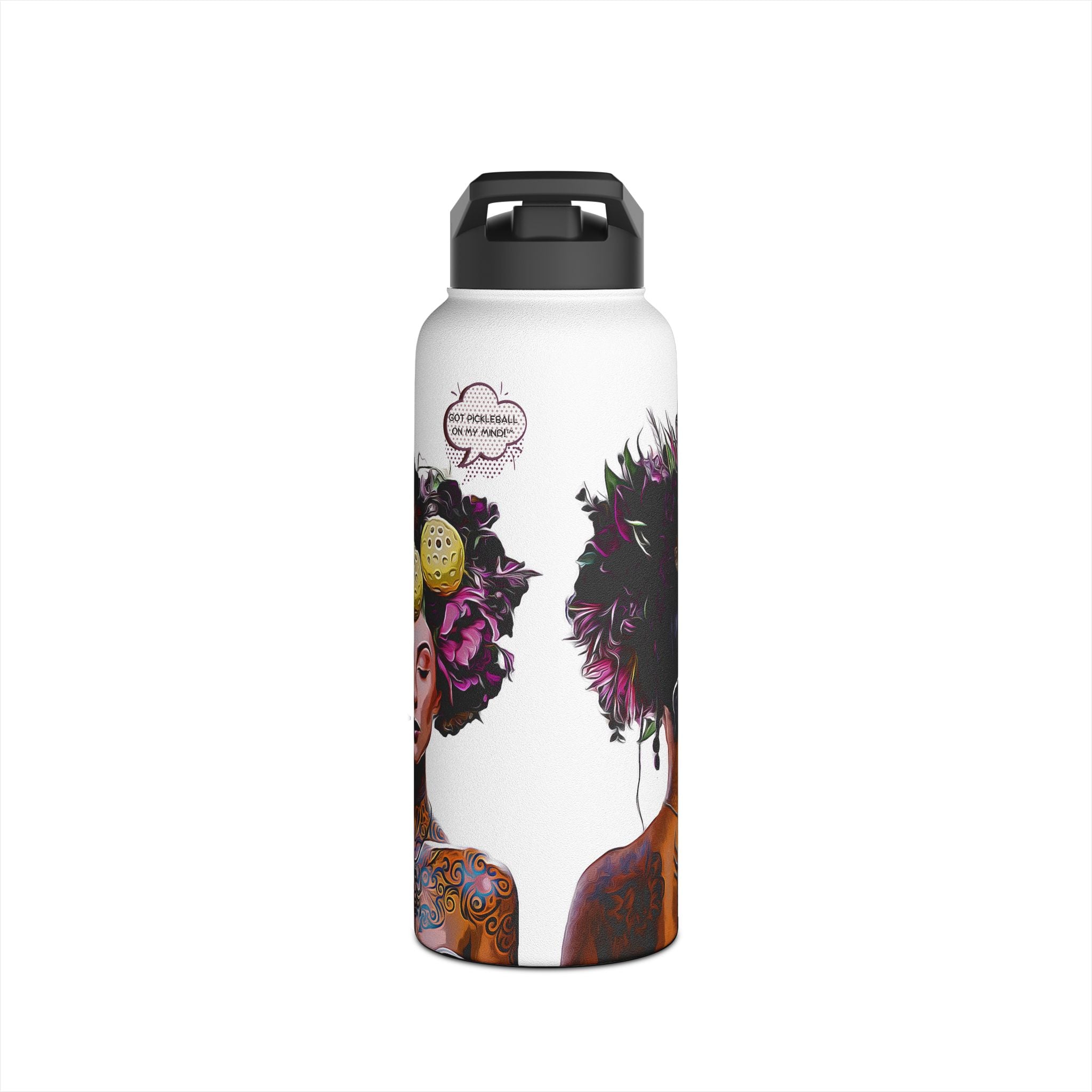 Got Pickleball on my Mind!™ 32oz Stainless Steel Water Bottle