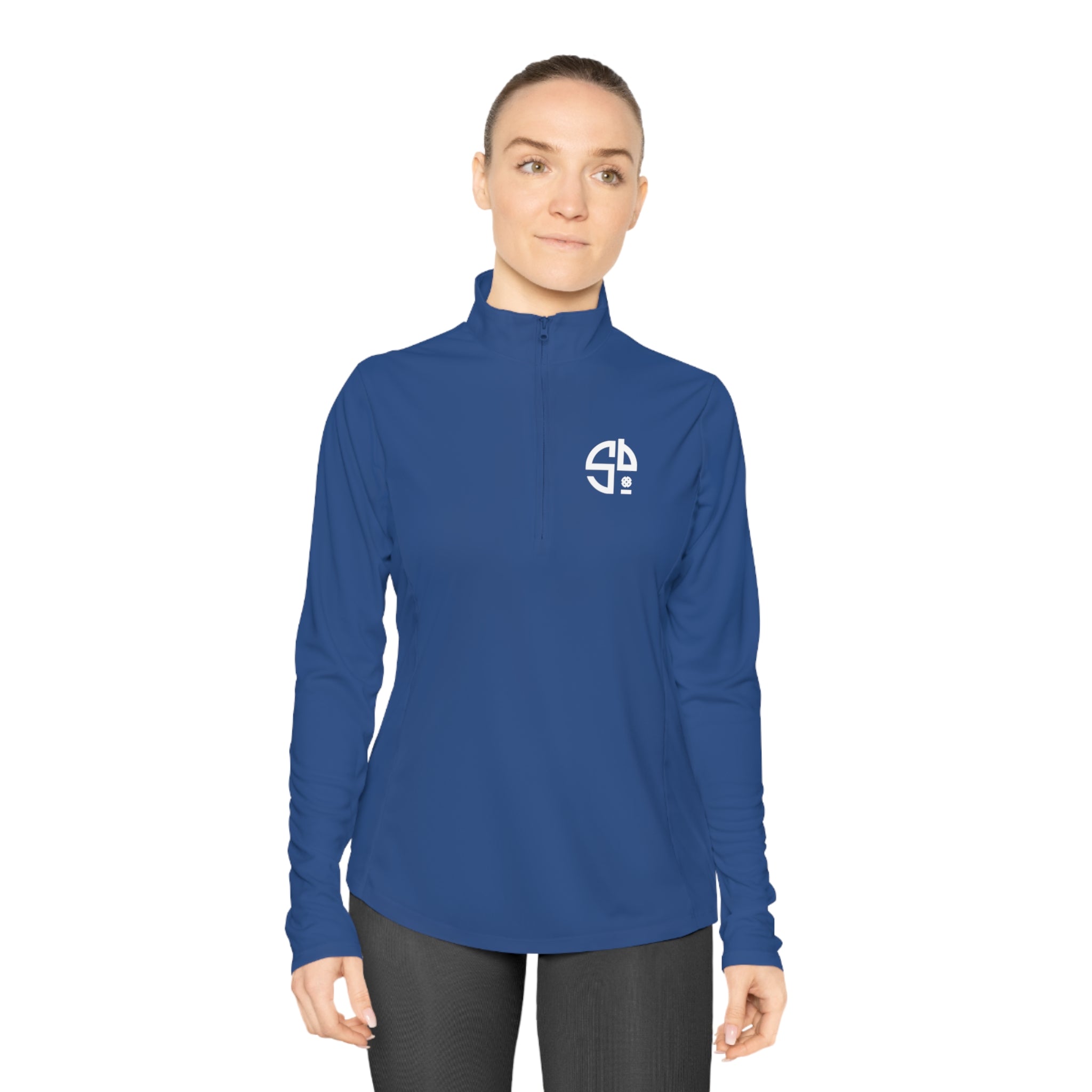 SKYblue™ Pickleball Ladies Quarter-Zip Pullover