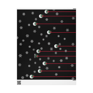 Mistletoe Pickleball© Gift Wrapping Papers, available in three sizes