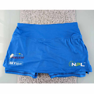 Retro Boca Raton Picklers™ NPL™   Pickleball Skort in Turquoise with 3 pockets  —one-of-a-kind!