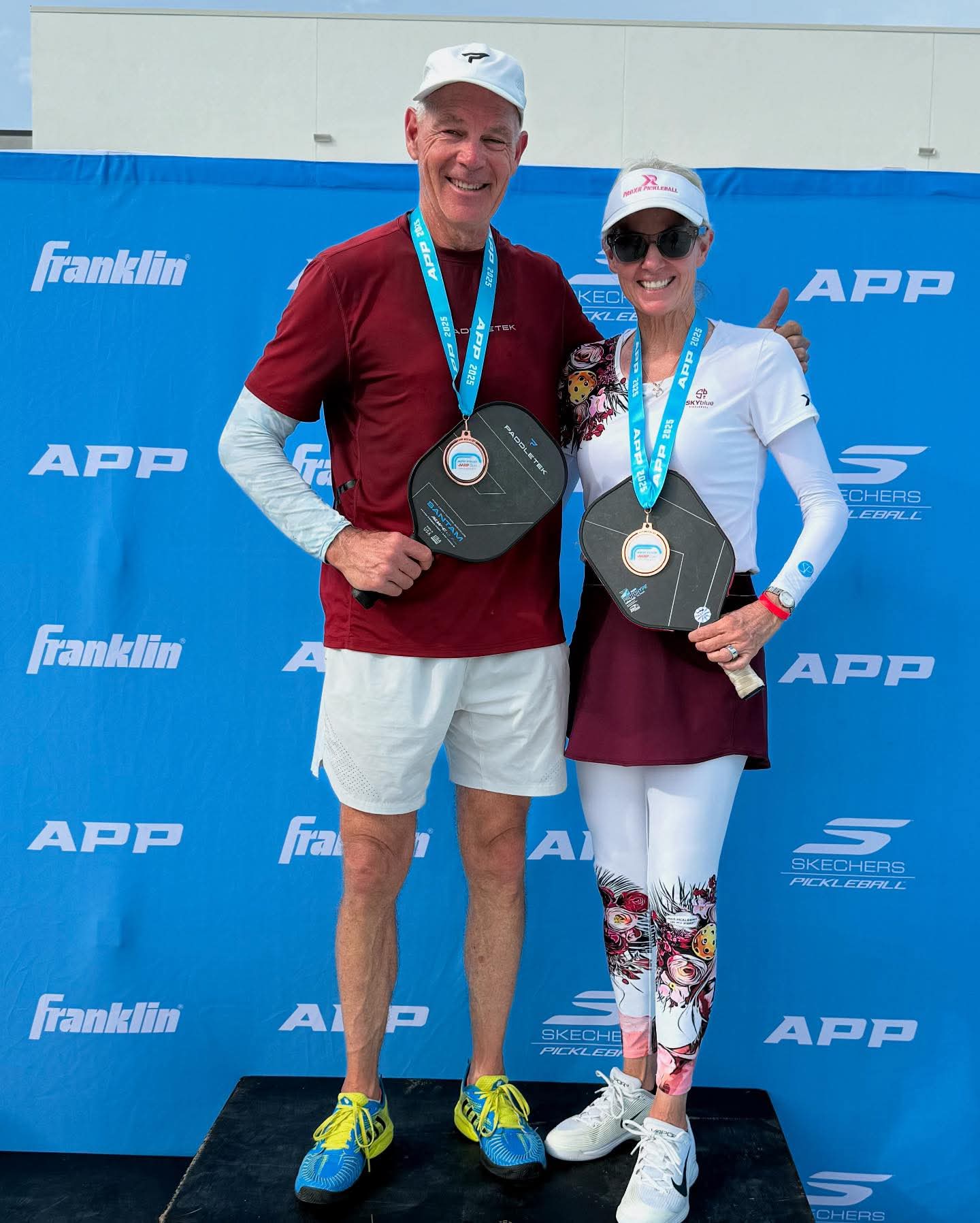 Got Pickleball on my Mind!™ Pickleball Leggings in Shades of Red, Green, and Yellow - UPF 50+