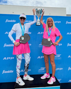 Love is in the Air© Fleur 2.0 Pickleball Leggings for Women - UPF 50+