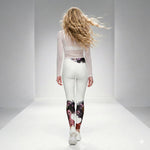 Load image into Gallery viewer, Hab nur Pickleball im Kopf™  aka Got Pickleball on my Mind!™  High-Waisted Women's Leggings UPF 50+back
