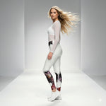 Load image into Gallery viewer, Hab nur Pickleball im Kopf™  aka Got Pickleball on my Mind!™  High-Waisted Women's Leggings UPF 50+side
