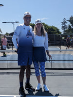 Load image into Gallery viewer, &quot;I Campi da Pickleball©&quot; Violet Noir Men&#39;s Athletic Shorts, UPF 50+
