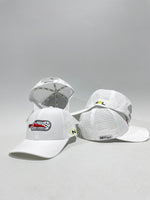 Load image into Gallery viewer, Indy Drivers Premium Performance Hat - New - Reinforced Front Panels - Embroidered Logo - White
