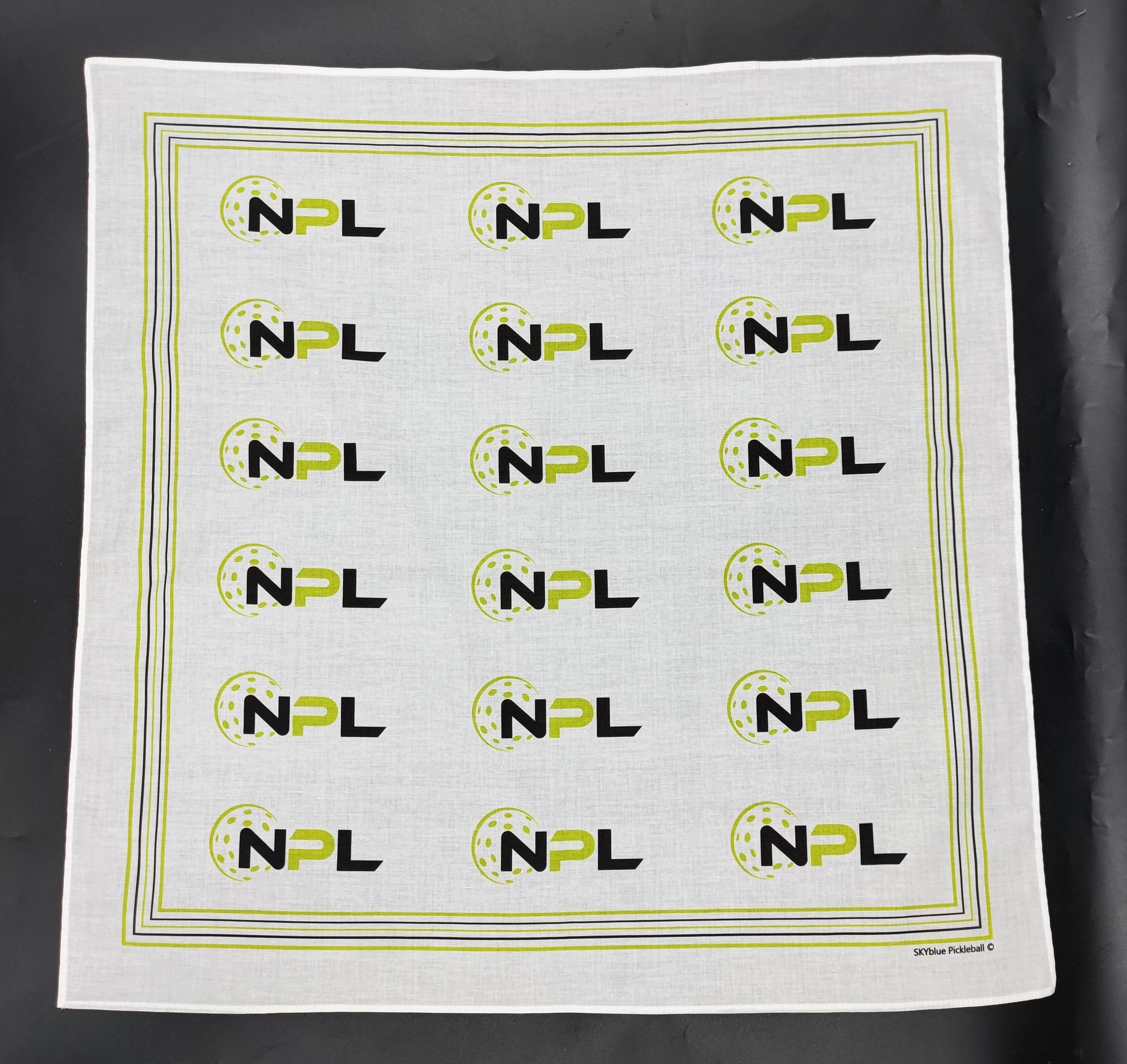 NPL™ Bandana 21-1/4" x 21-1/4" white