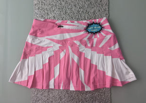 Where the Fun Begins!™ Women's Skorts – Vibrant Pop Art Design with Pockets, UPF 50+, Exclusive Naples Pickleball Center Edition