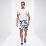 Load image into Gallery viewer, Ravensburg Blau und Weiss Men's Shorts | SKYblue Pickleball
