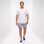 Load image into Gallery viewer, Ravensburg Blau und Weiss Men's Shorts | SKYblue Pickleball

