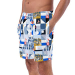 Load image into Gallery viewer, Ravensburg Blau und Weiss Men's Shorts | SKYblue Pickleball
