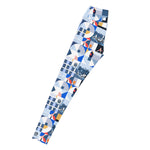 Load image into Gallery viewer, Ravensburg "Summertime Dink &amp; Drive" Women's Pickleball Leggings – UPF 50+
