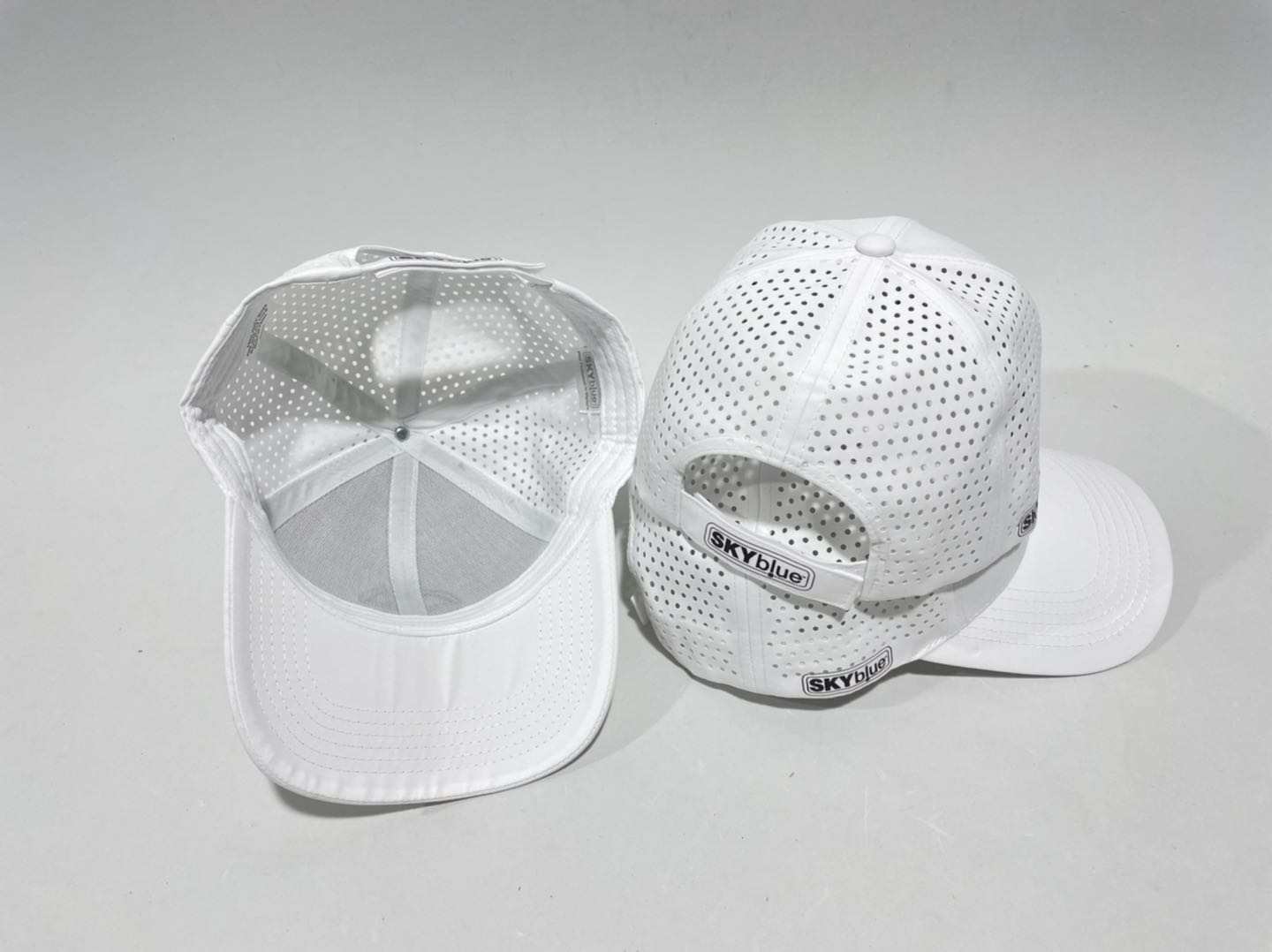 SB Performance Hat, Reinforced Front Panels, Embroidered, White