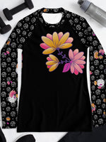 Load image into Gallery viewer, Spring Dink Logo© Ball On! Black, White, Golden Yellow, Beetroot Purple, Prism Violet, &amp; Wood Violet Women&#39;s Performance Long Sleeve Shirt for Pickleball Enthusiasts, UPF 50+
