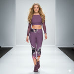 Load image into Gallery viewer, Got Pickleball on my Mind™ Gypsy Jewels High-Waisted Women's Capri, UPF 50+
