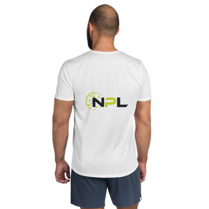 NPL™ Men's Athletic Performance Shirt White - Stay Dry and Comfortable