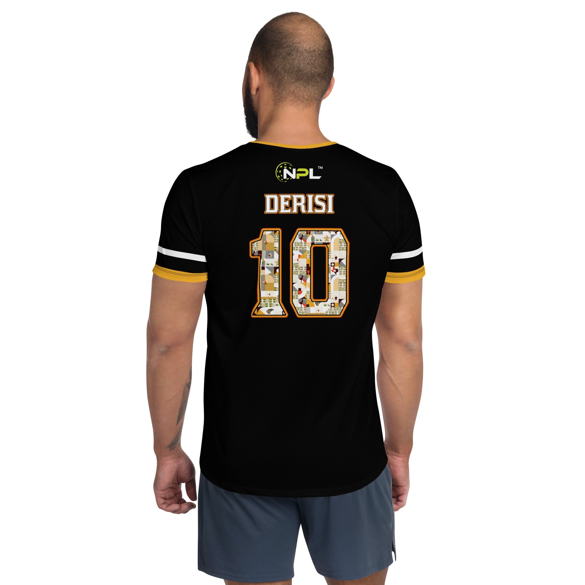 Jose Derisi 10 Austin Ignite™ SKYblue™ 2023 Authentic Retro Jersey - Black/Yellow