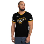 Load image into Gallery viewer, Jose Derisi 10 Austin Ignite™ SKYblue™ 2023 Authentic Retro Jersey - Black/Yellow
