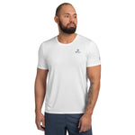 Load image into Gallery viewer, SKYblue Pickleball™ Men&#39;s Performance T-shirt companion for your &quot;I campi da Pickleball©&quot; shorts
