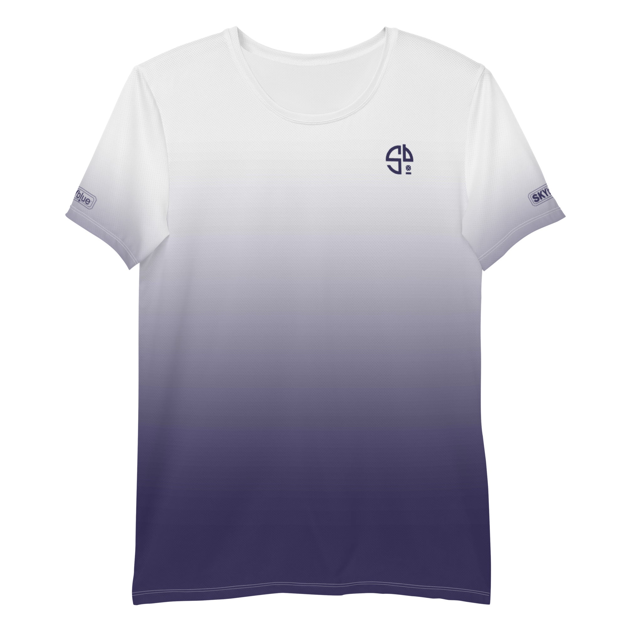 SKYblue Athletic Shirt for Men Ombre Violet Noir