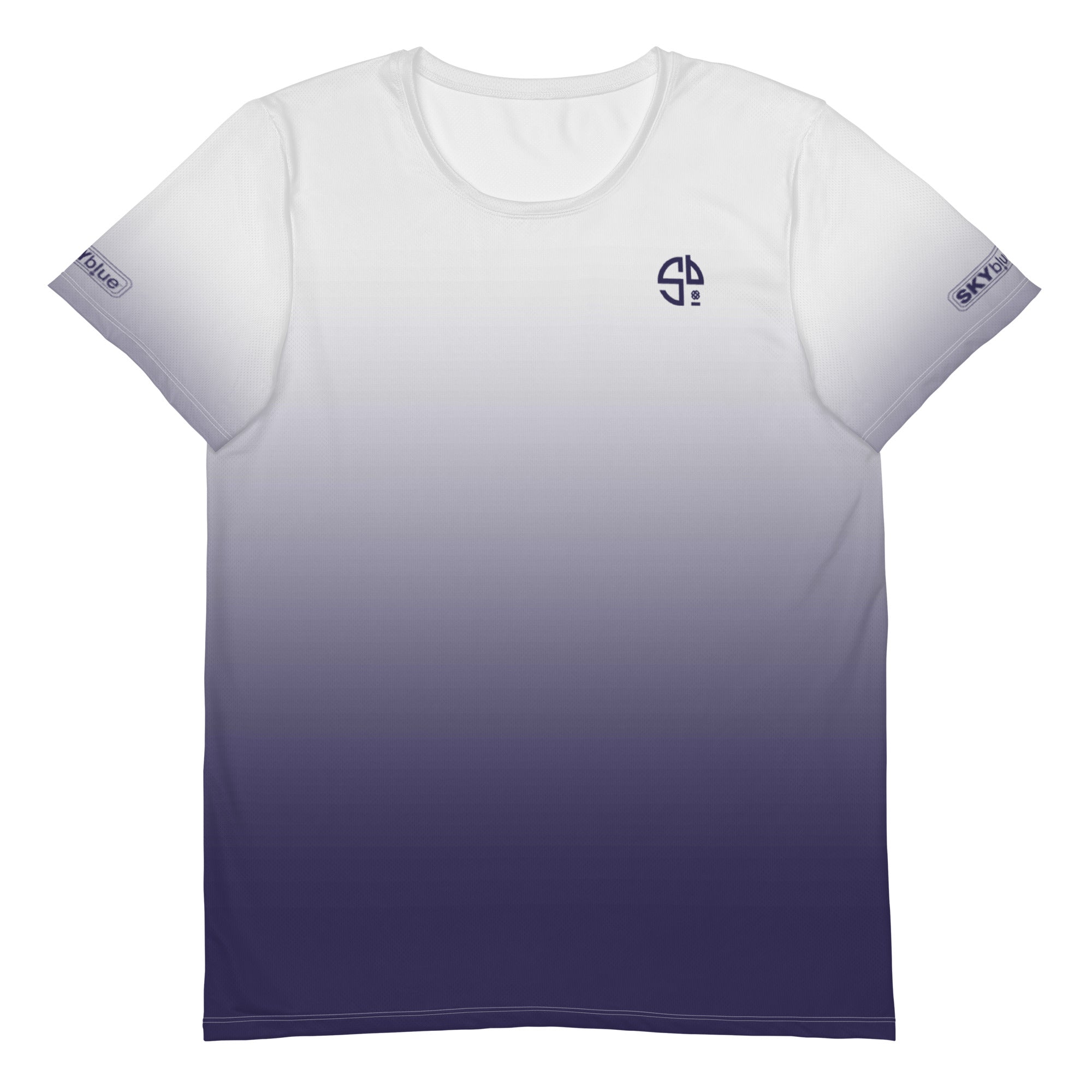 SKYblue Athletic Shirt for Men Ombre Violet Noir