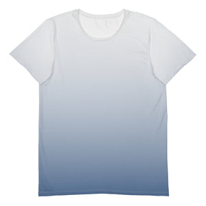 Ombre Blue Men's Athletic Shirt - A Part of the "I Campi da Pickleball"© Blue Collection