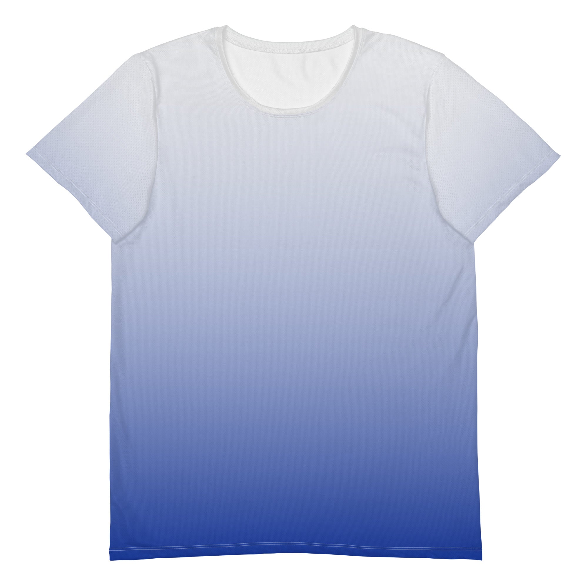 Ombre Blue Men's Athletic Shirt - Perfect Match for the Got Pla(yed)id© Red, White and Blue Men's Pickleball Shorts