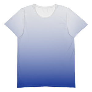 Ombre Blue Men's Athletic Shirt - Perfect Match for the Got Pla(yed)id© Red, White and Blue Men's Pickleball Shorts