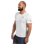 Load image into Gallery viewer, SKYblue Pickleball™ Men&#39;s Performance T-shirt companion for your &quot;I campi da Pickleball©&quot; shorts
