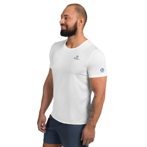 SKYblue Pickleball™ Men's Performance T-shirt companion for your "I campi da Pickleball©" shorts