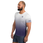 Load image into Gallery viewer, SKYblue Athletic Shirt for Men Ombre Violet Noir
