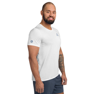 SKYblue Pickleball™ Men's Performance T-shirt companion for your "I campi da Pickleball©" shorts