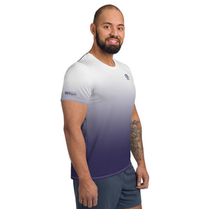 SKYblue Athletic Shirt for Men Ombre Violet Noir