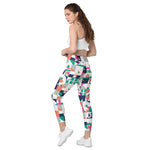 Load image into Gallery viewer, Dink &amp; Drive under the Sun Ambient© Women&#39;s Pickleball Performance Leggings with pockets, UPF 50+
