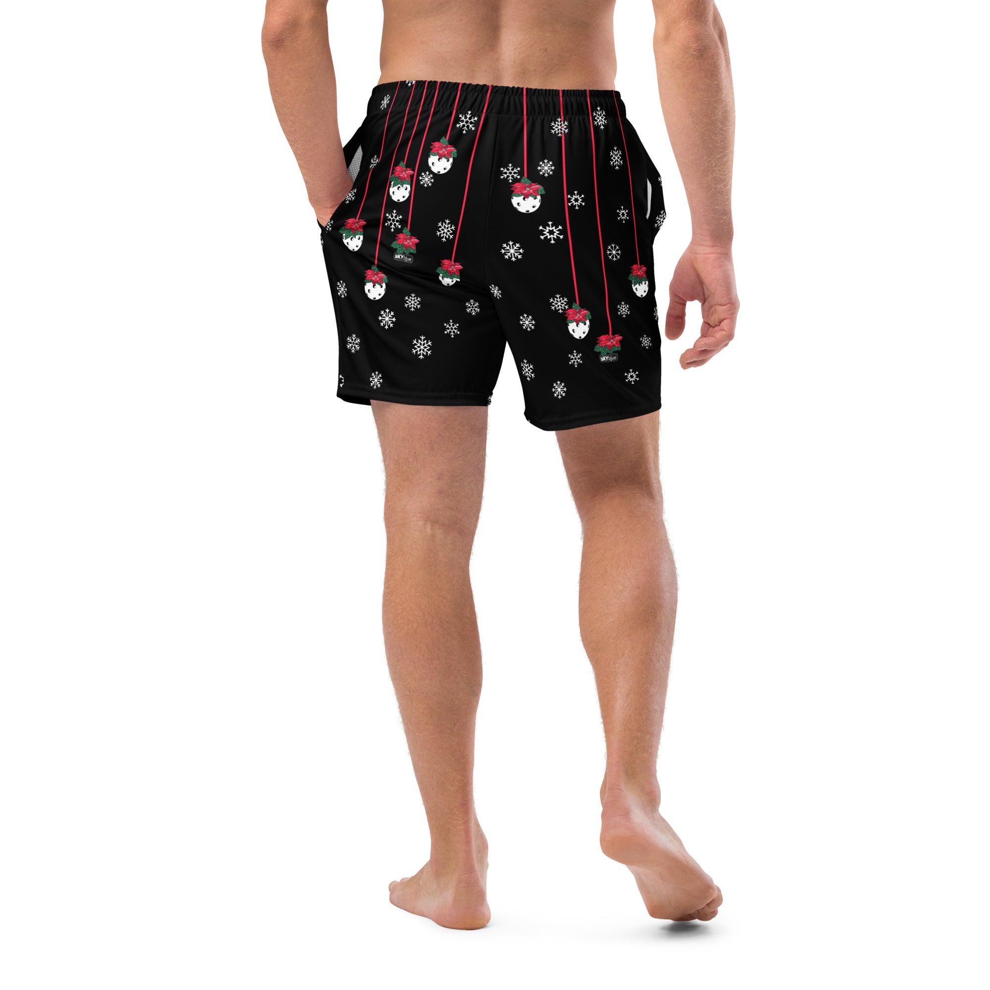 Poinsettia Pickleball© Men's Shorts with Liner