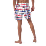 Load image into Gallery viewer, Got Pla(yed)id© Red, White &amp; Blue Men&#39;s Casual Pickleball Shorts with Liner
