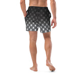 Load image into Gallery viewer, &quot;I Campi da Pickleball©&quot; Ombre Camouflage 15 Shades of Grey Men&#39;s Shorts with Liner
