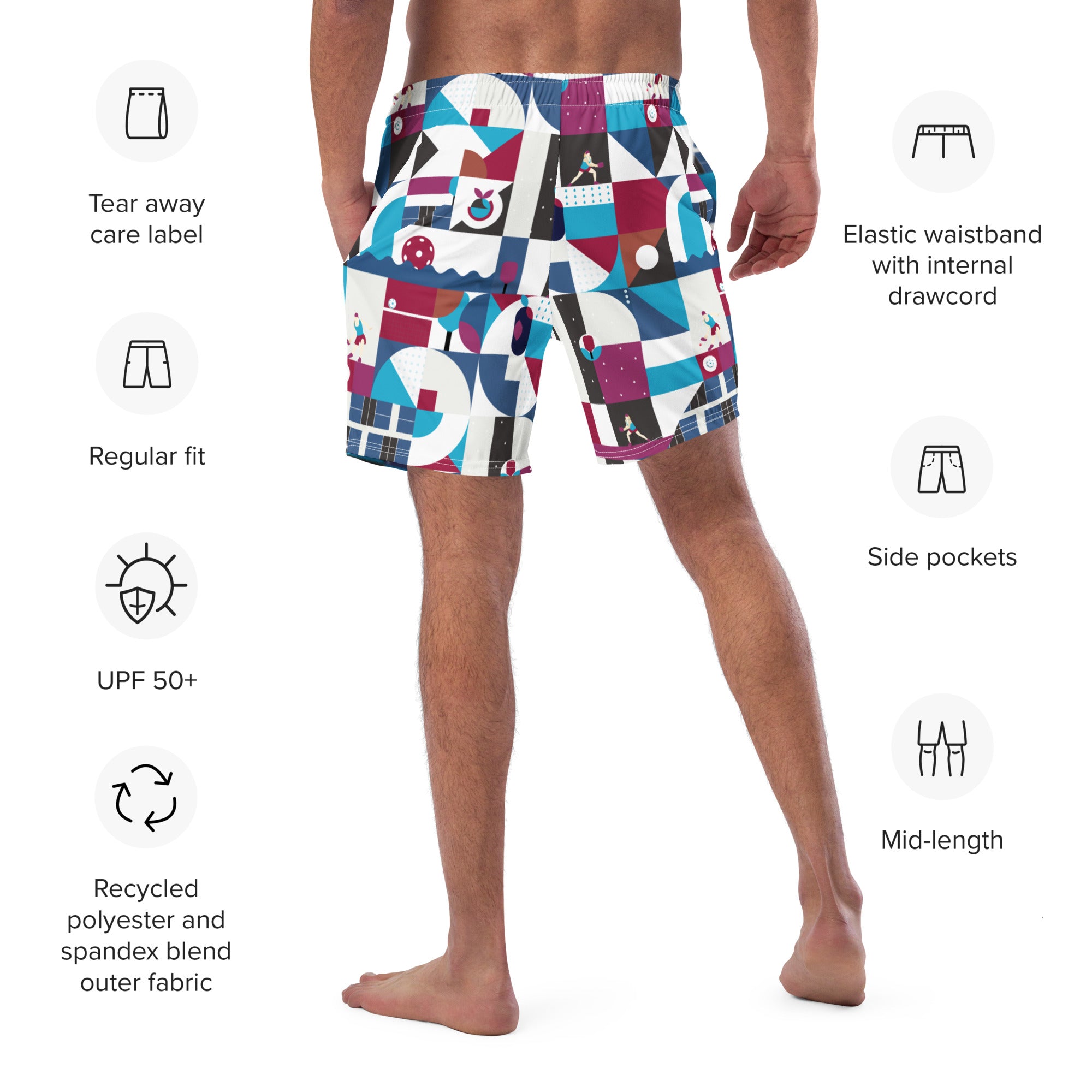 Dink & Drive Under the Sun Hopeful Discordance© Men's Short with Liner