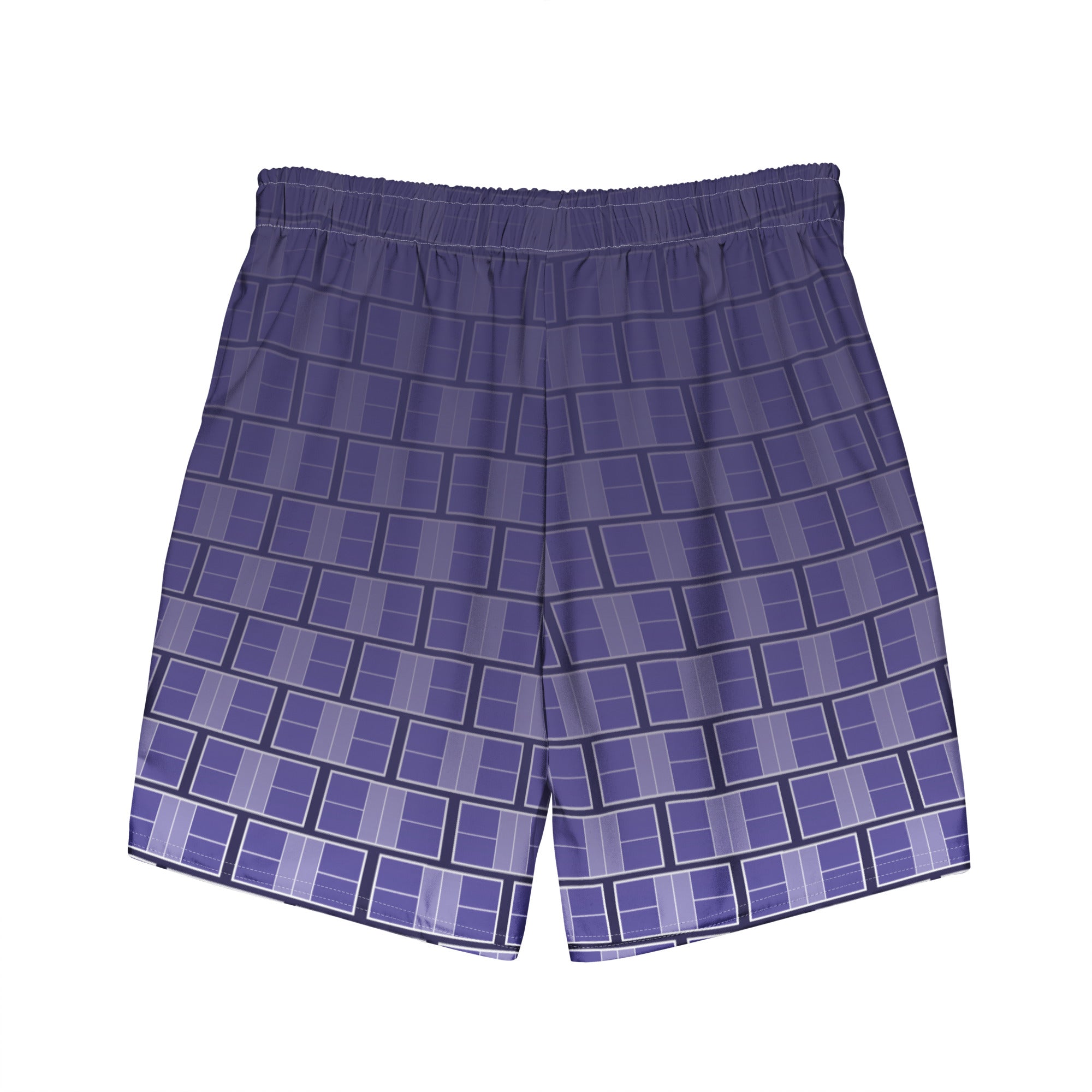 "I Campi da Pickleball©" Violet Noir Men's Athletic Shorts w/Liner, UPF 50+